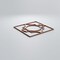 Ekena Millwork Small Gypsum Decorative Fretwork Wood Wall Panels, Hickory, 11 3/8"W x 11 3/8"H x 3/8"T WALW12X12X0375GYPHI - alternate 6